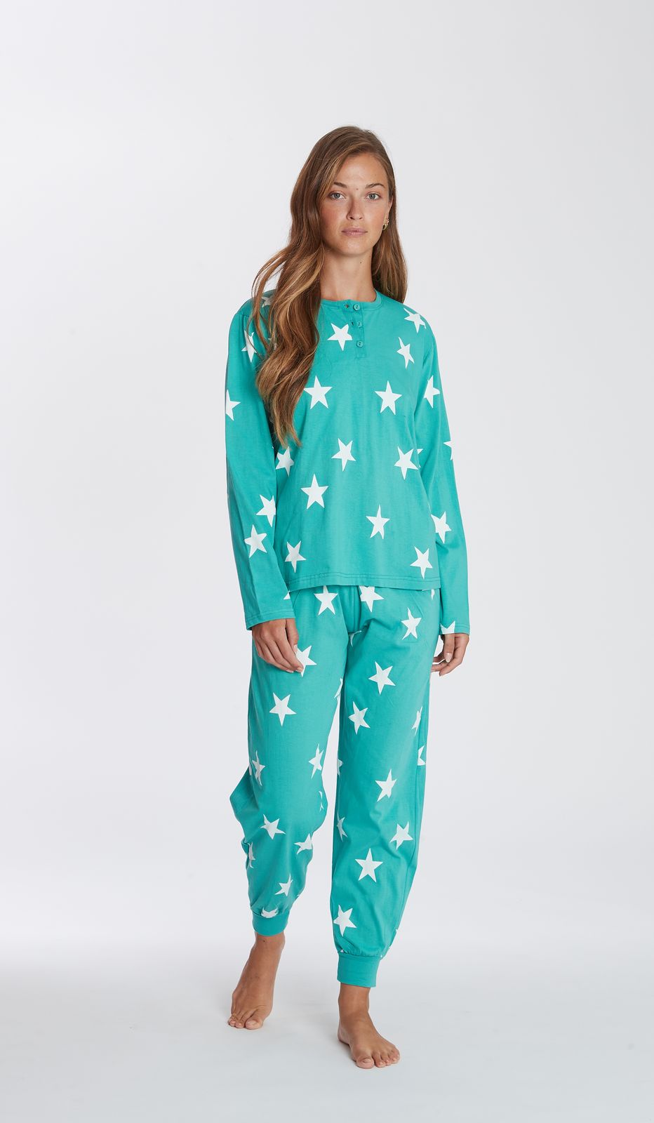 PIGIAMA SERAFINO - COMFORT STARS GREEN