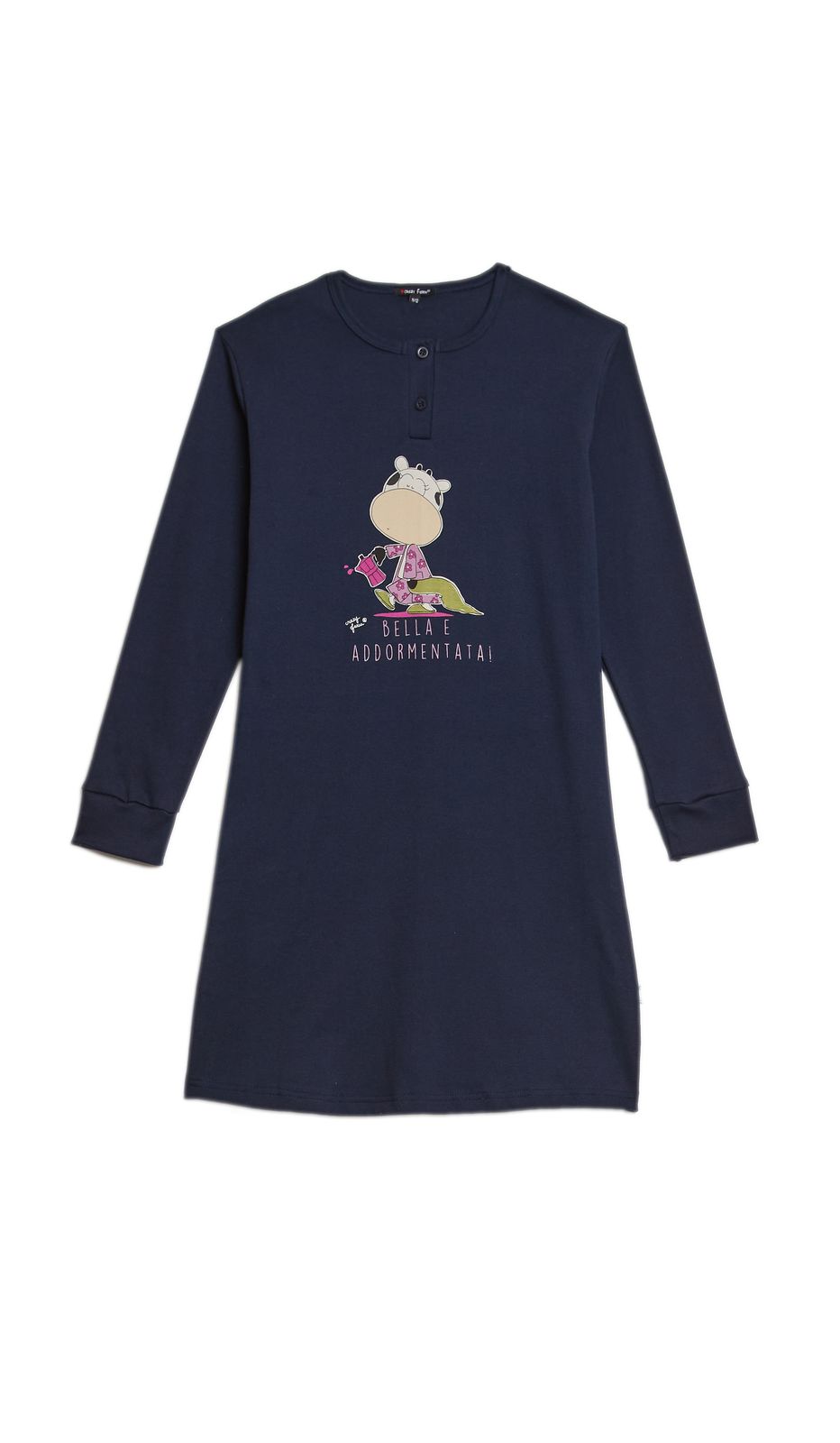 Camicia da notte Sera Kid addormentata in 100% cotone per un comfort ideale e notti serene e magiche.