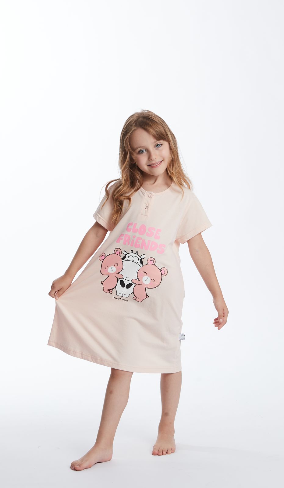 Canotta Serafino MM Baby "Friends" Bimba: 100% Cotone, Allegria e Stile in Giornate Sole!